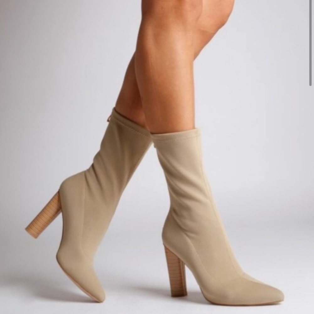 EGO Anushka Knit Ankle Boots